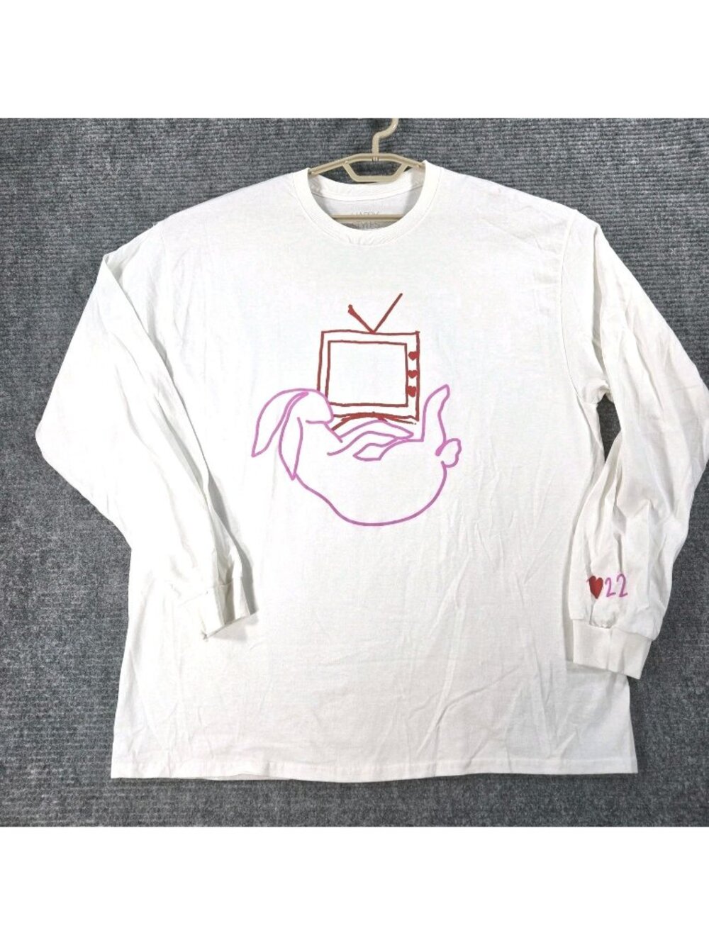 Official Harry Styles Love On Tour 2022 Bunny TV LS Tee Shirt Men's XL